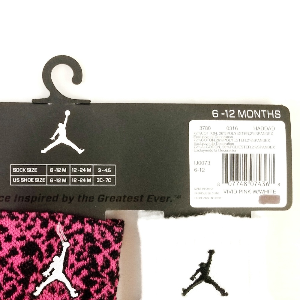 NEW NIKE JORDAN INFANT TODDLER SOCK PACK - Baby - Picture 6 of 6